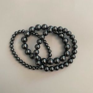 Faux Pearl Bracelets